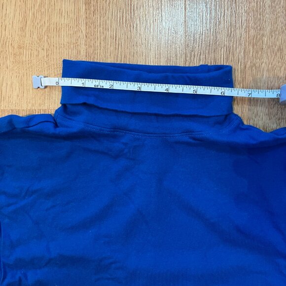 Cropped Blue Turtleneck Longsleeve H&M Basics - Picture 8 of 9